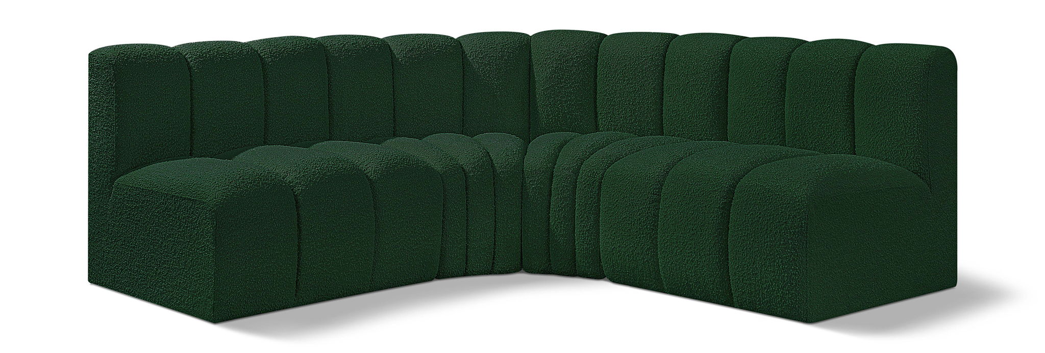 Arc - Boucle Fabric 4 Piece Corner Modular Sofa - Urban Living Furniture (Los Angeles, CA)