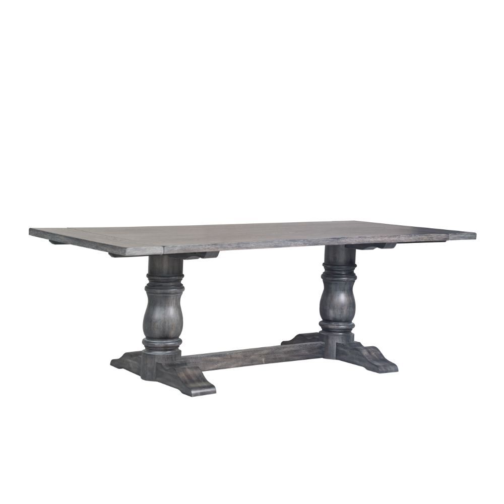 Leventis - 30" Dining Table - Weathered Gray - Urban Living Furniture (Los Angeles, CA)