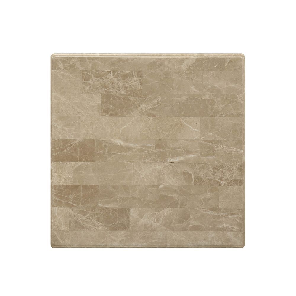 Daesha - End Table - Marble Top & Antique Gold - Urban Living Furniture (Los Angeles, CA)