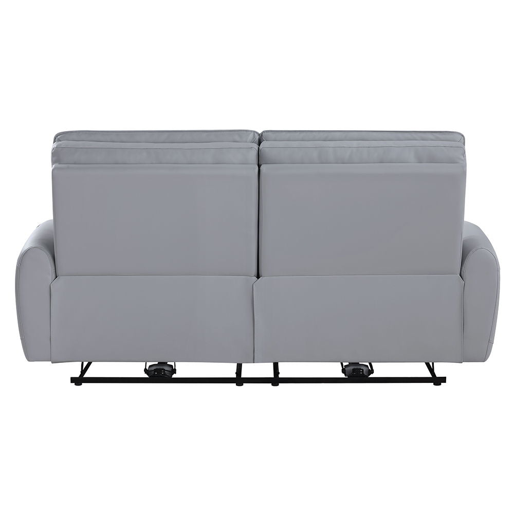 Jeromie - Power Motion Sofa With USB Port - Gray Synthetic Leather - Urban Living Furniture (Los Angeles, CA)