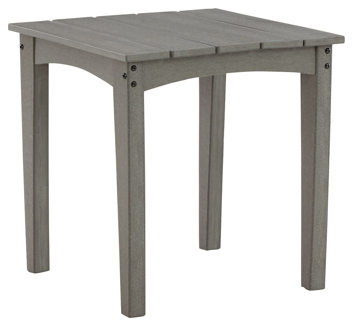 Visola - Gray - Square End Table - Urban Living Furniture (Los Angeles, CA)