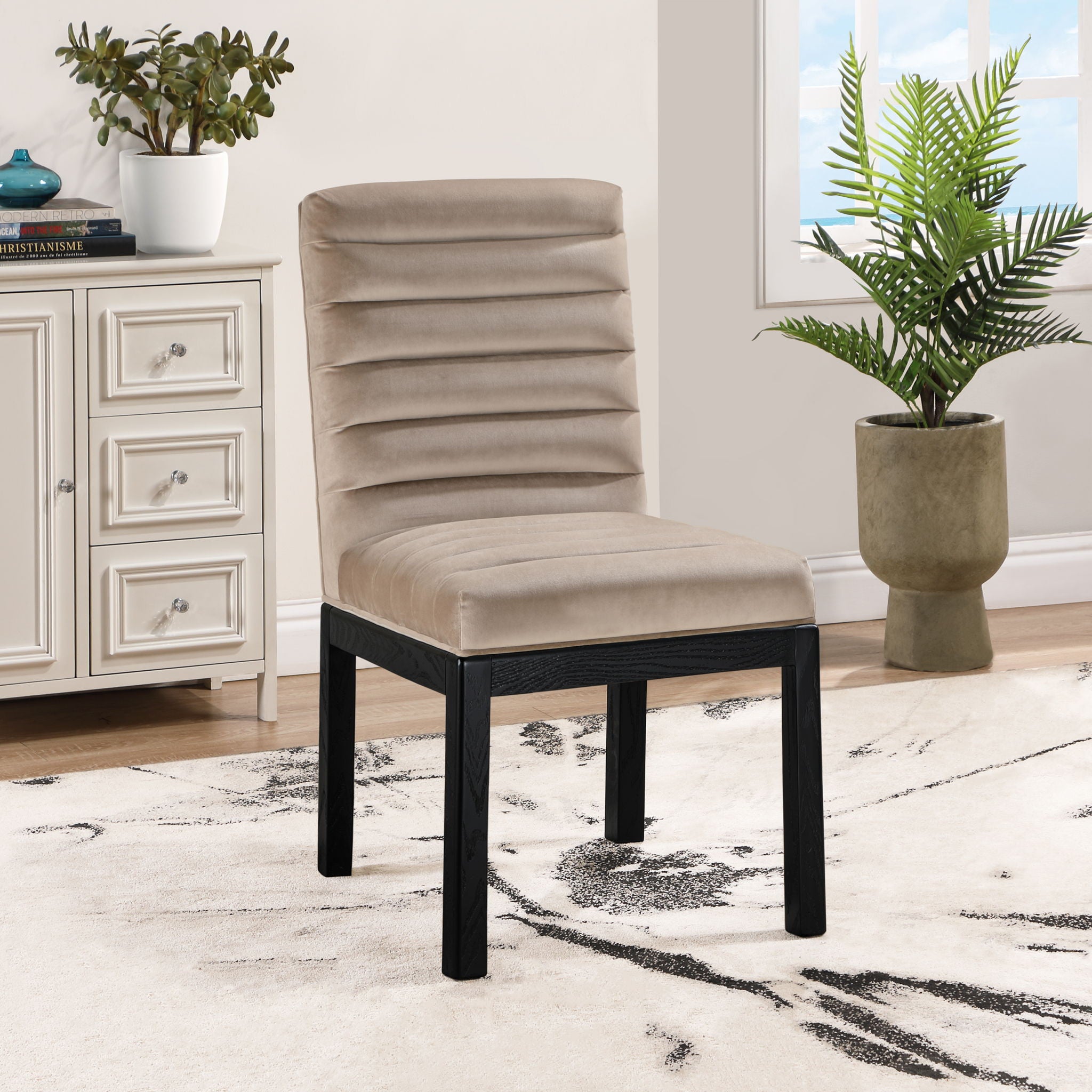 Evelyn - Dining Chair With Black Legs - Urban Living Furniture (Los Angeles, CA)