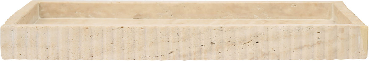 Hannah - Travertine Tray - Beige
