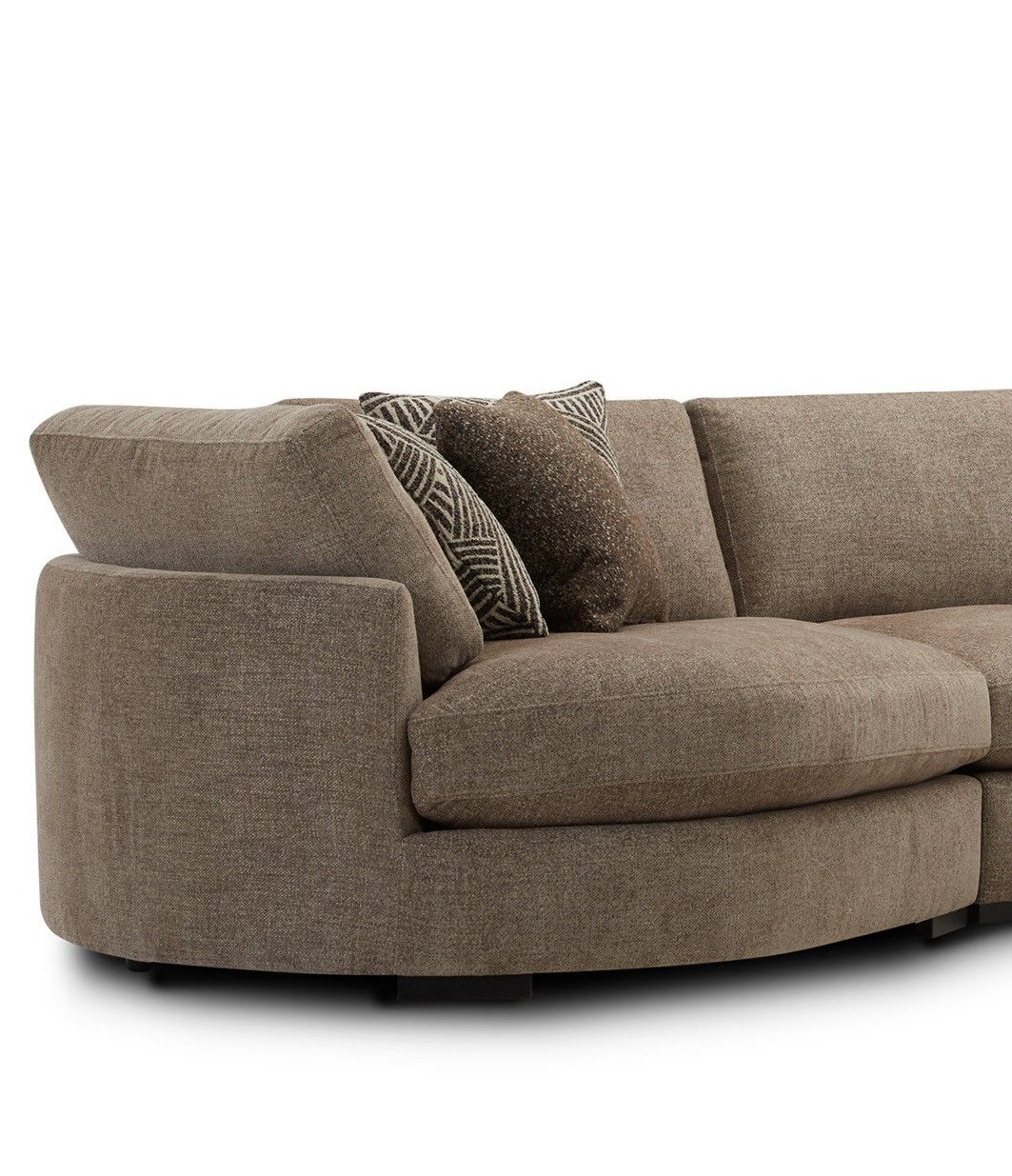 The Bump - Left Arm Facing Bumper Chaise With Pillows - Alistair Fossil - Urban Living Furniture (Los Angeles, CA)
