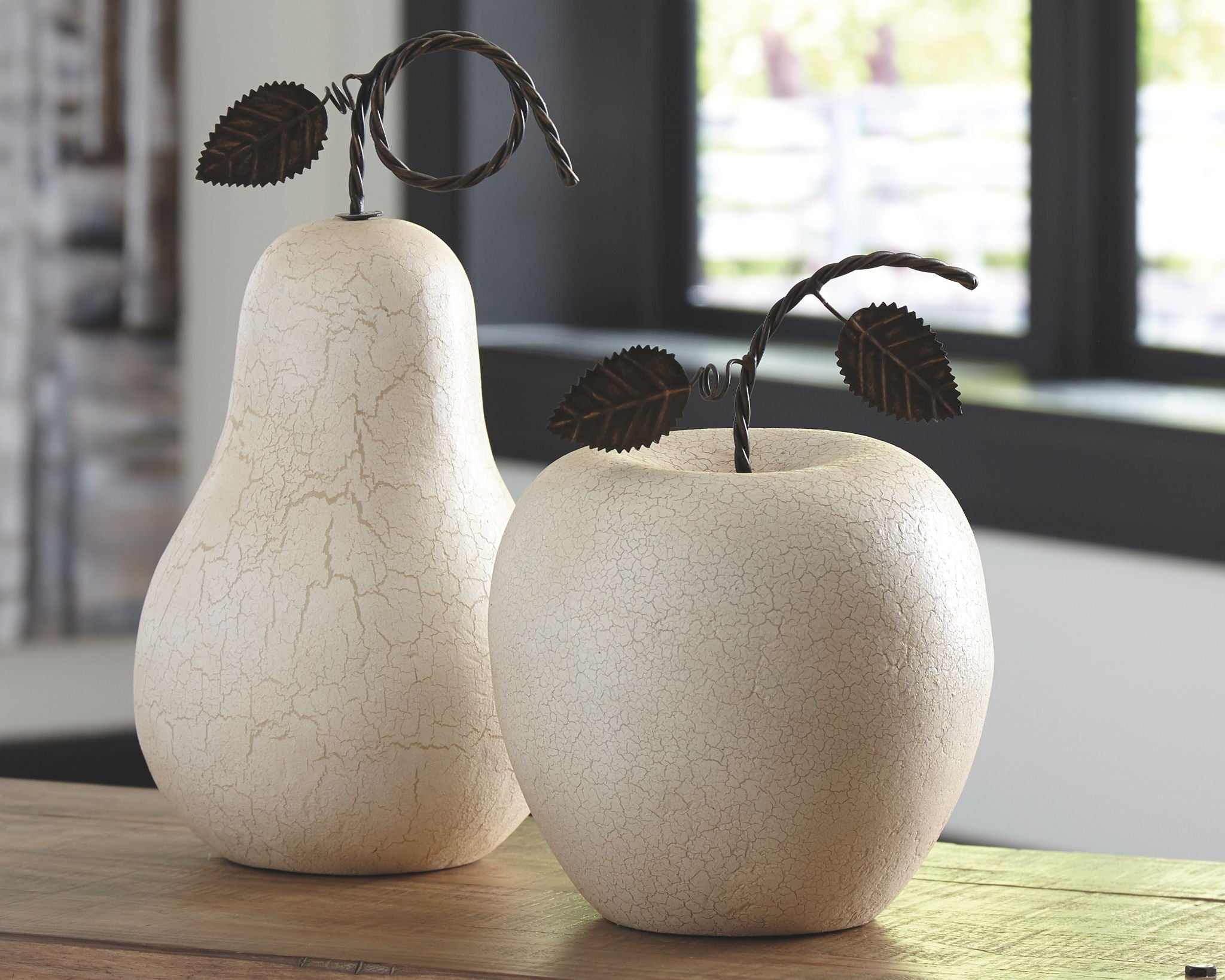 Bidelia - Antique White - Sculpture Set (Set of 2) - Urban Living Furniture (Los Angeles, CA)