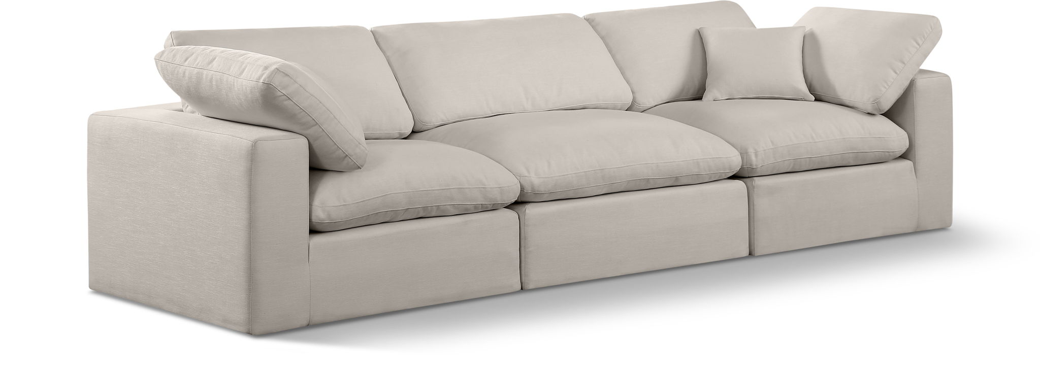 Comfy - Linen Modular Sofa 3 Seats - Urban Living Furniture (Los Angeles, CA)