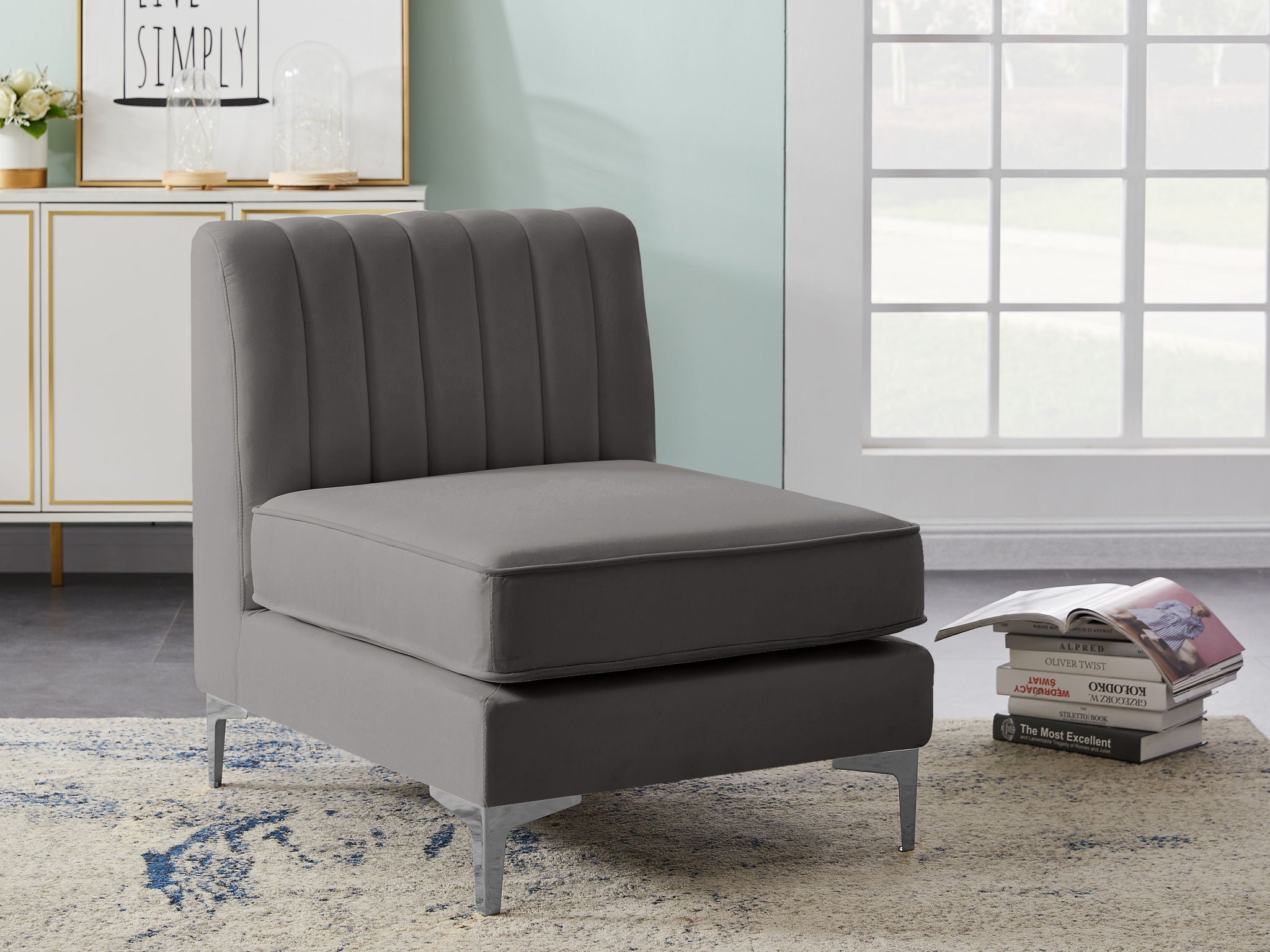 Alina - Armless Chair - Urban Living Furniture (Los Angeles, CA)