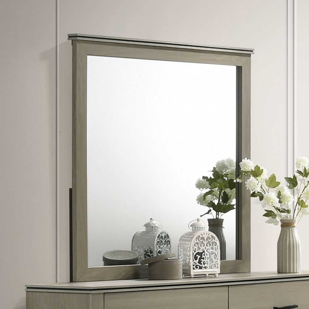 Joanna - Mirror - Weathered Gray - Urban Living Furniture (Los Angeles, CA)