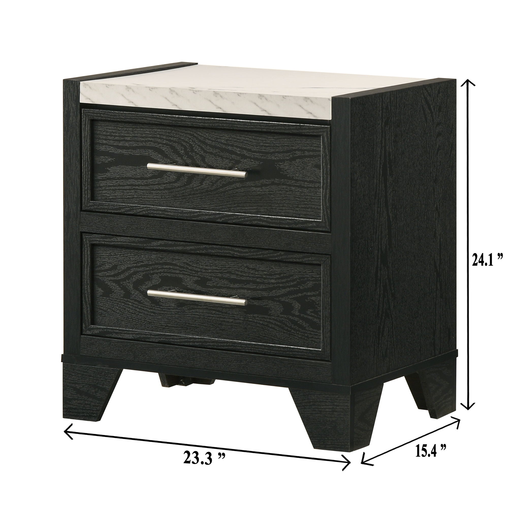 Lamar - Nightstand - Black - Urban Living Furniture (Los Angeles, CA)
