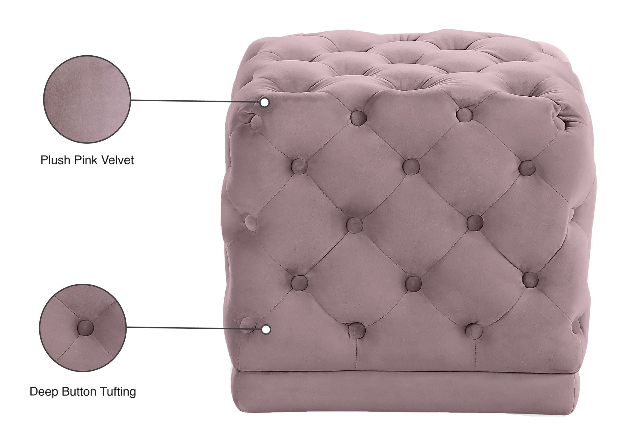 Stella - Stool Ottoman - Urban Living Furniture (Los Angeles, CA)