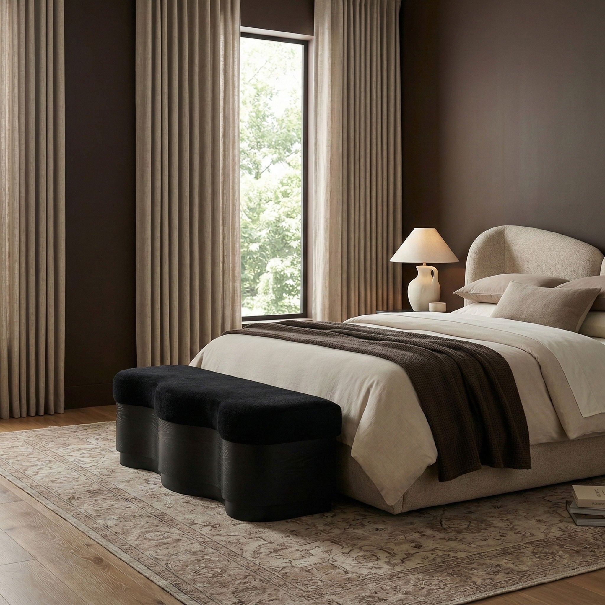 Savoy - Bench With Black Base