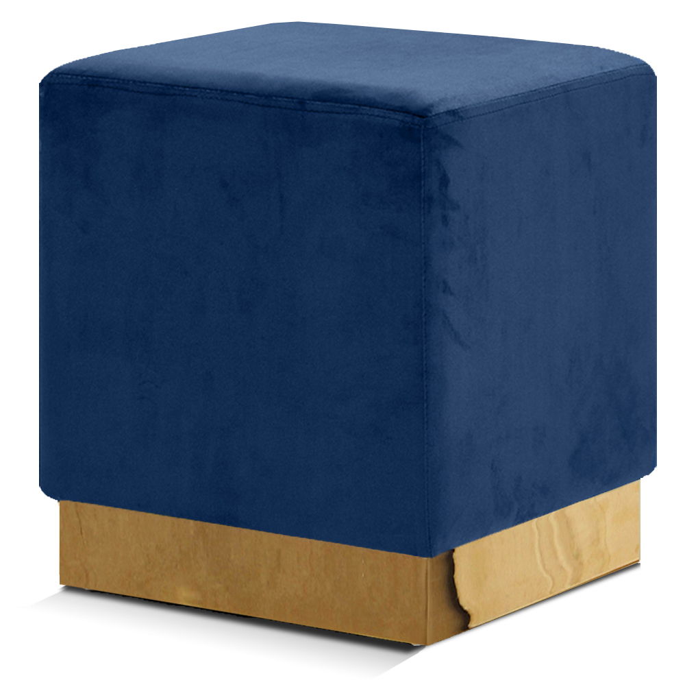 Jax - Stool Ottoman with Gold Base - Urban Living Furniture (Los Angeles, CA)