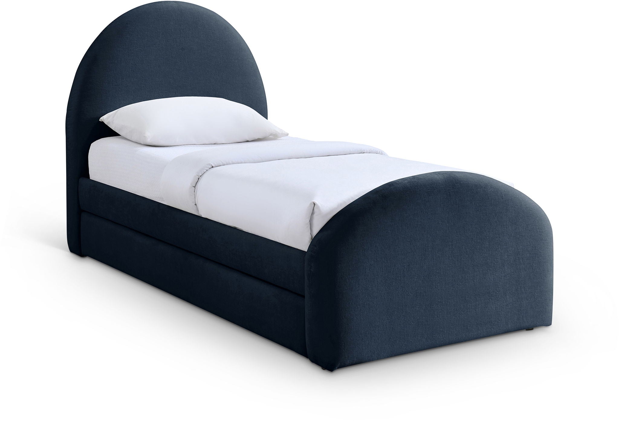 Andaz - Chenille Fabric Upholstered Trundle Bed - Urban Living Furniture (Los Angeles, CA)