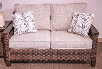 Monterey Point - Dark Brown - Loveseat With Cushion - Urban Living Furniture (Los Angeles, CA)