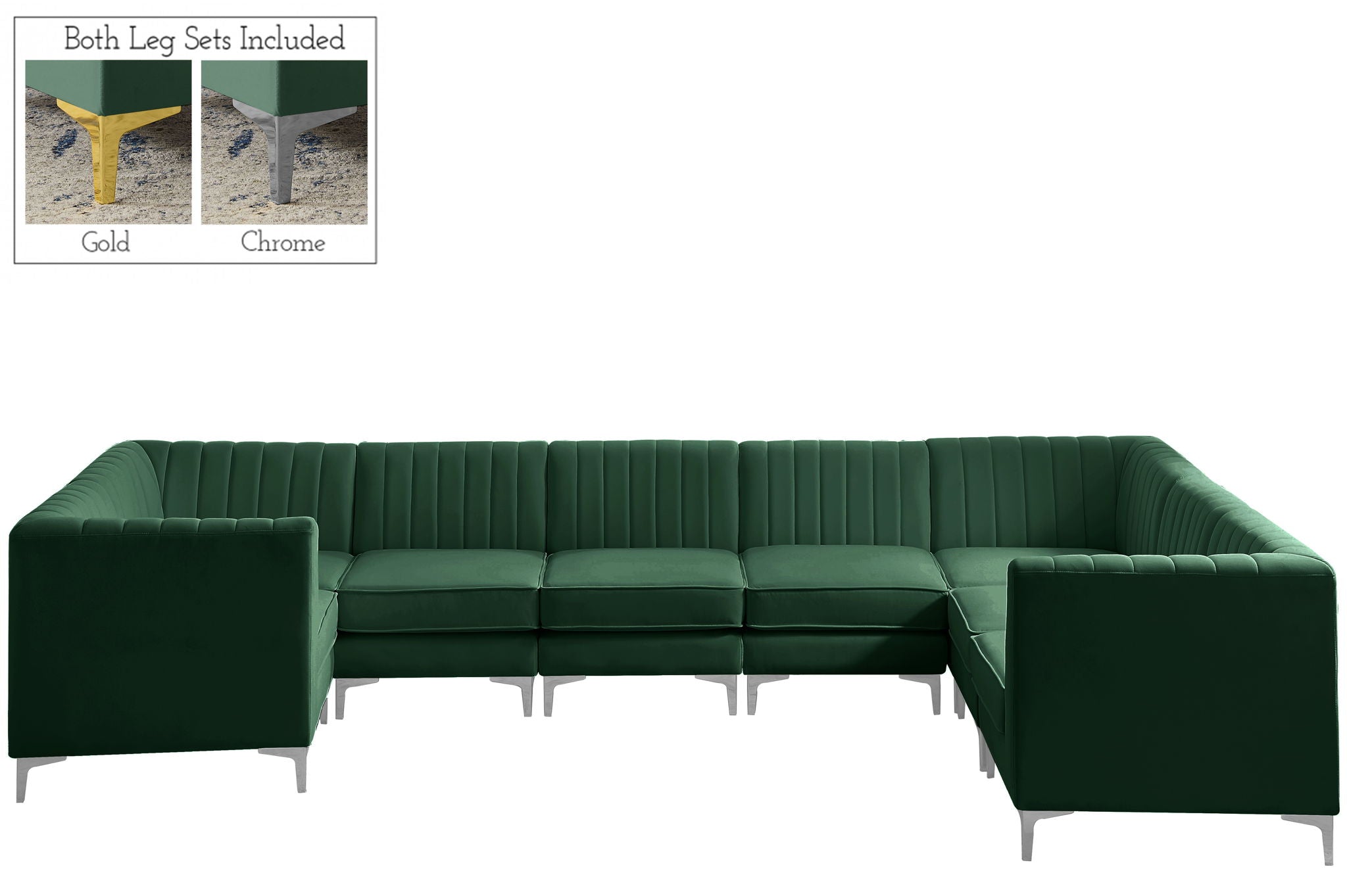 Alina - 8 Piece Modular U-Shaped Sectional - Urban Living Furniture (Los Angeles, CA)