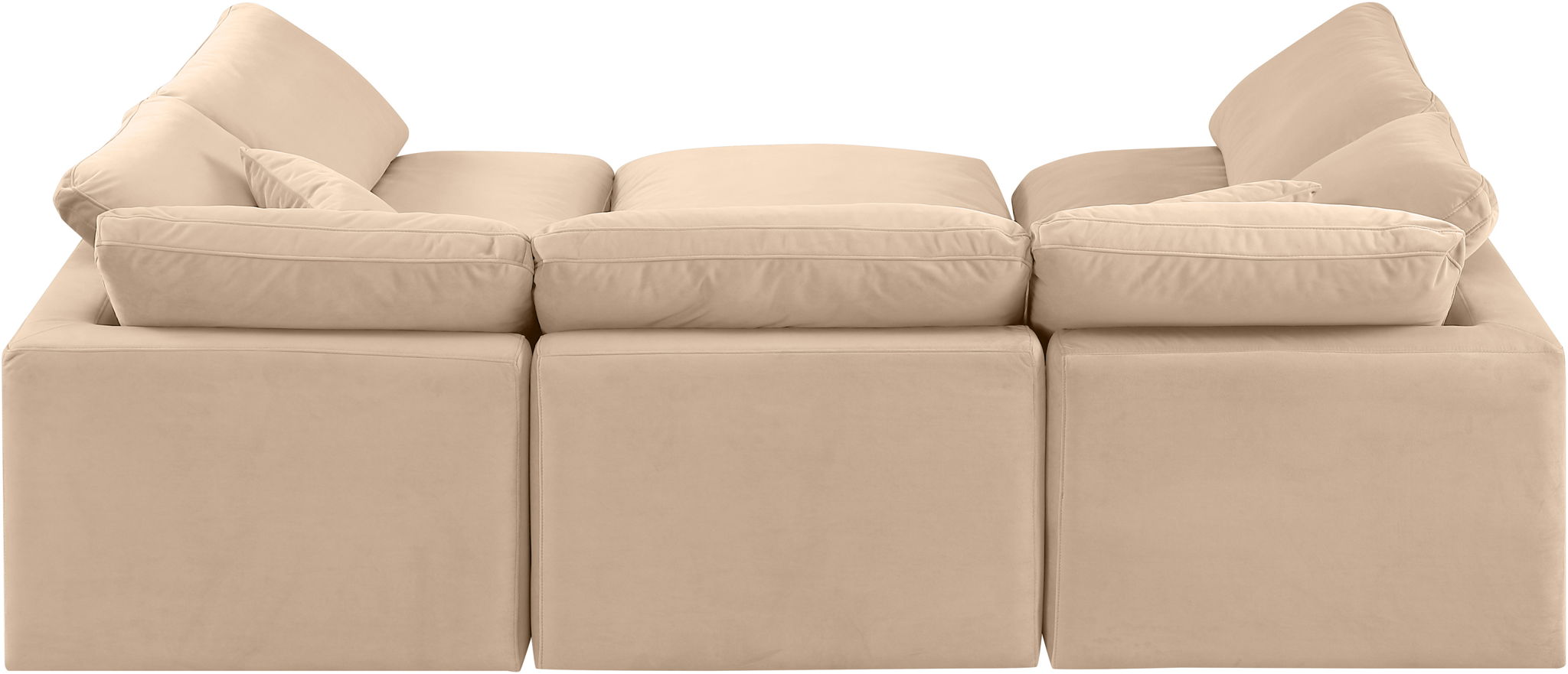 Indulge - Velvet 6 Piece Modular Sectional - Urban Living Furniture (Los Angeles, CA)