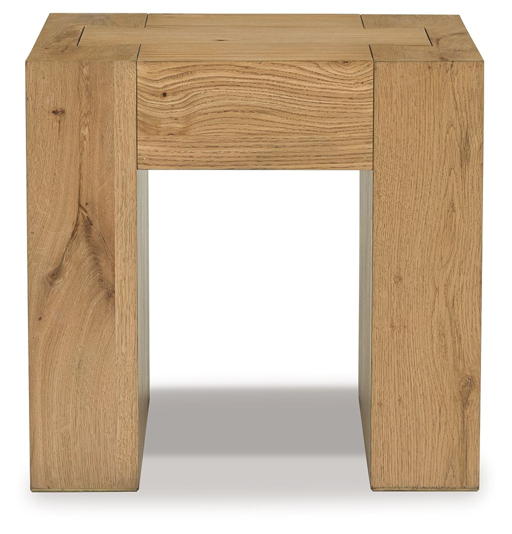 Bracken - Light Brown - Square End Table - Urban Living Furniture (Los Angeles, CA)