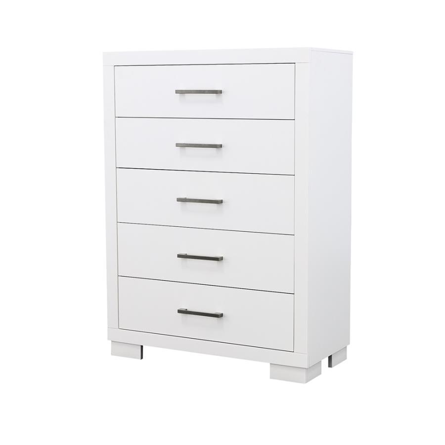 Jessica - 5-Drawer Bedroom Chest - Urban Living Furniture (Los Angeles, CA)
