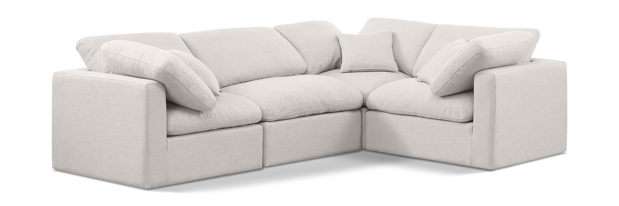 Indulge - Linen 4 Piece Modular Corner Sectional - Urban Living Furniture (Los Angeles, CA)