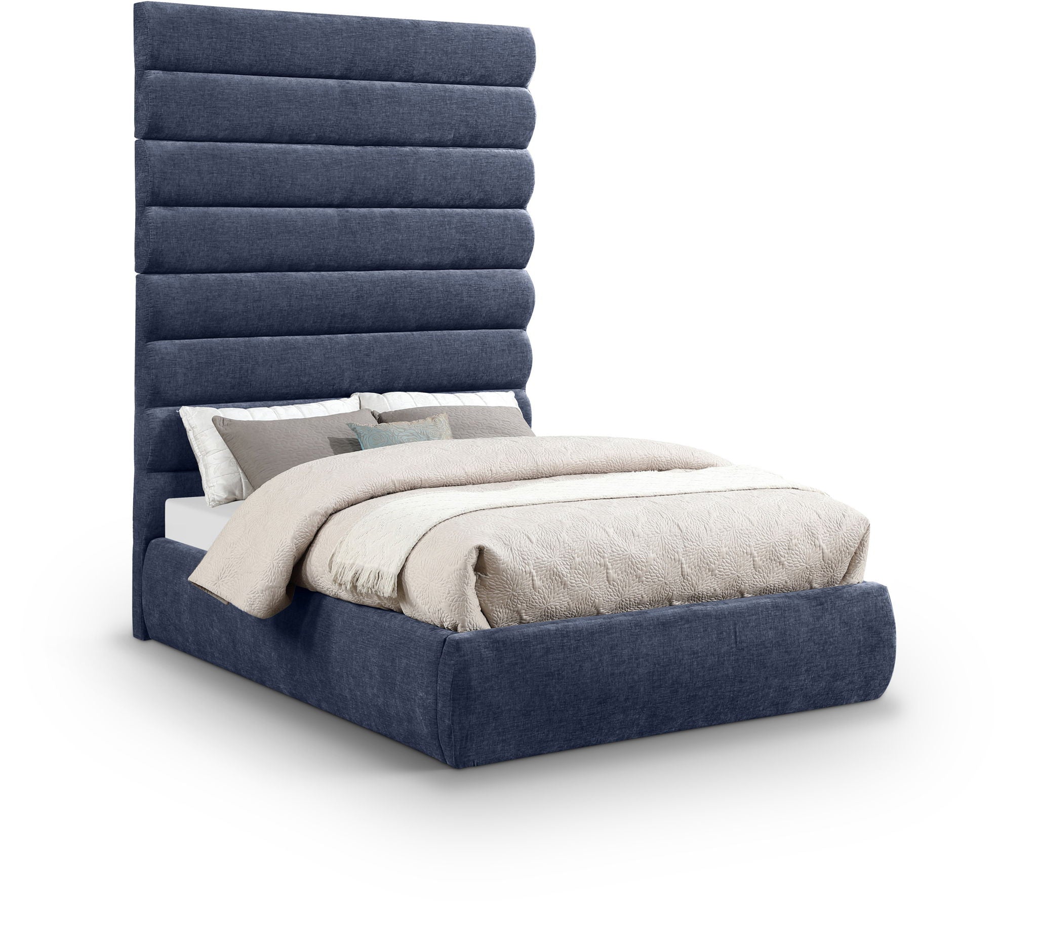 Adam - Chenille Fabric Bed With 89" Headboard - Urban Living Furniture (Los Angeles, CA)