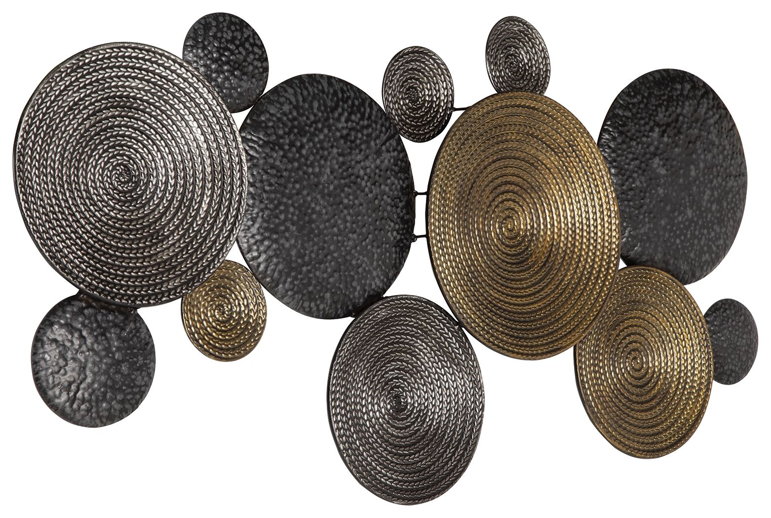 Emsley - Metallic / Black / Gray - Wall Decor - Urban Living Furniture (Los Angeles, CA)