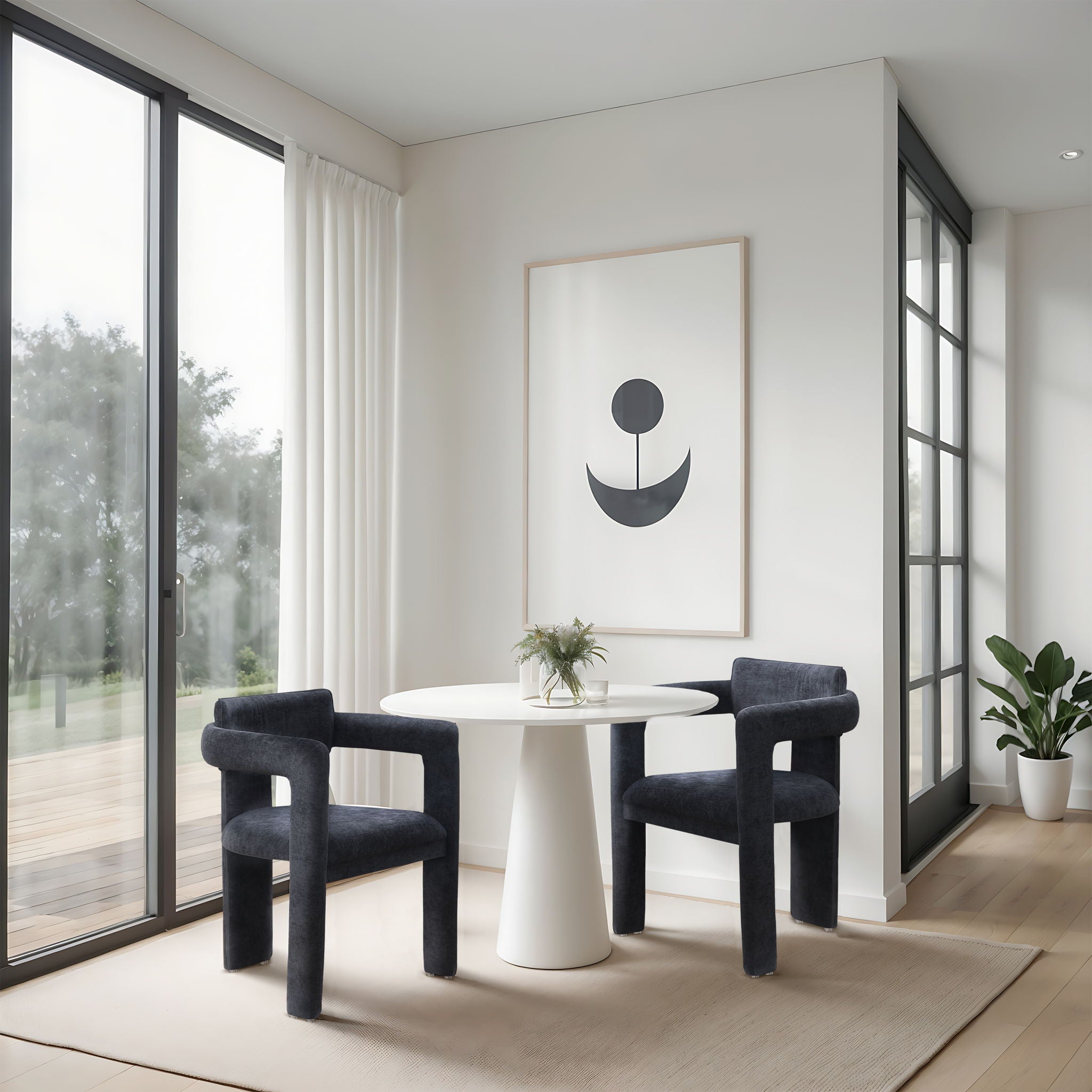 Brenda - Chenille Dining Chair (Set of 2) - Urban Living Furniture (Los Angeles, CA)