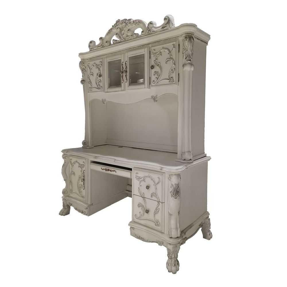 Dresden - Computer Desk & Hutch - Bone White - Urban Living Furniture (Los Angeles, CA)