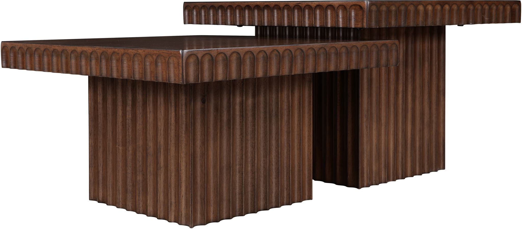 Spencer - 15" Oak Veneer 2 Piece Coffee Table - Urban Living Furniture (Los Angeles, CA)