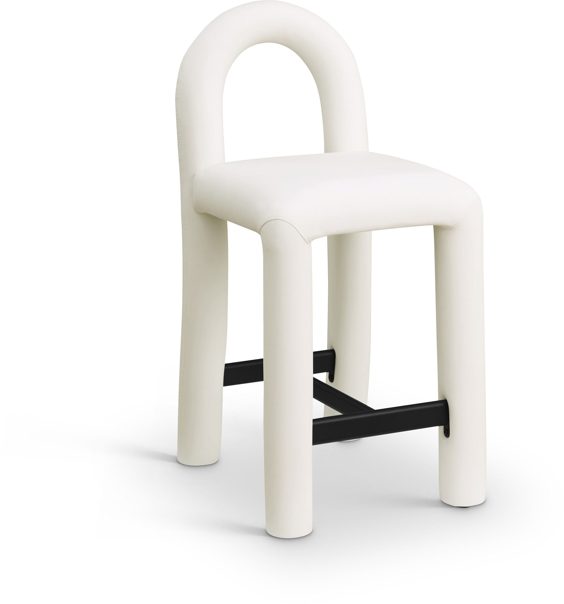 Amari - Faux Leather Stool - Urban Living Furniture (Los Angeles, CA)