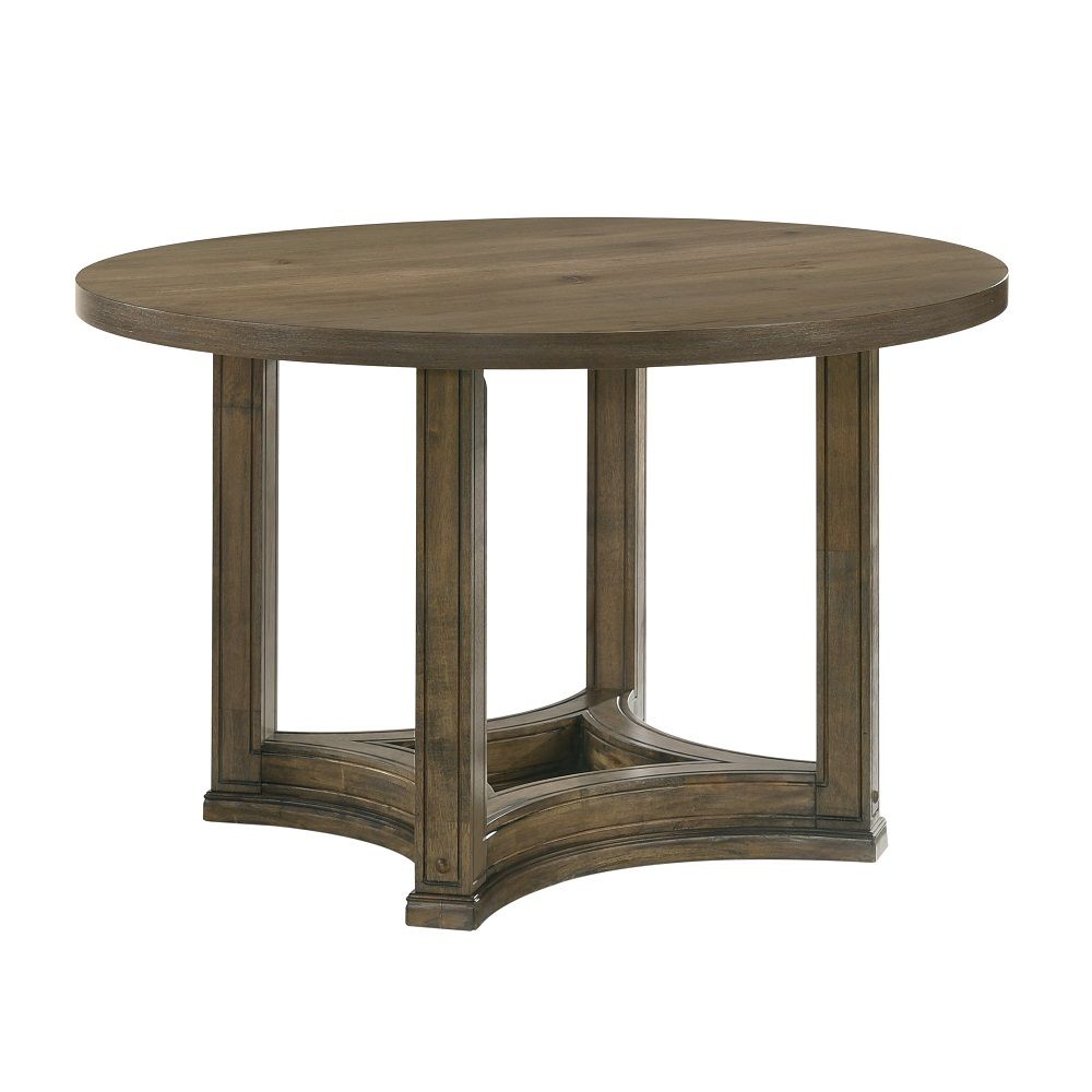 Parfield - Round Dining Table - Weathered Oak - Urban Living Furniture (Los Angeles, CA)
