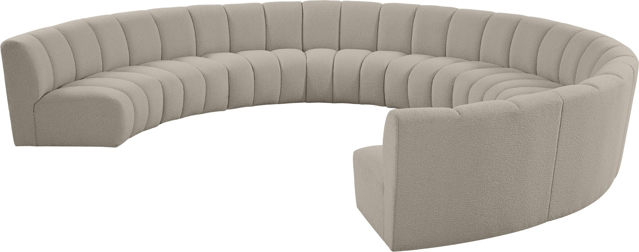 Infinity - 9 Piece Boucle Modular Sectional - Urban Living Furniture (Los Angeles, CA)