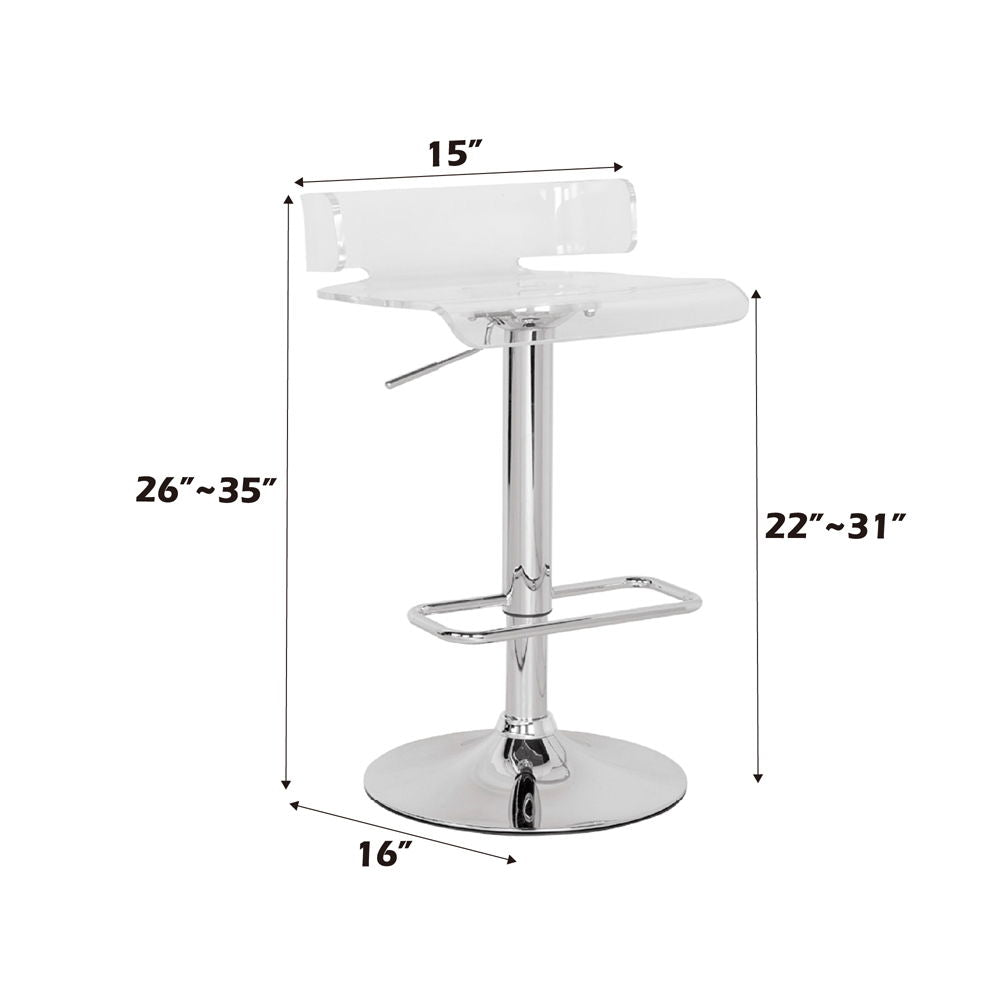 Rania - Adjustable Stool w/Swivel (1Pc) - Urban Living Furniture (Los Angeles, CA)