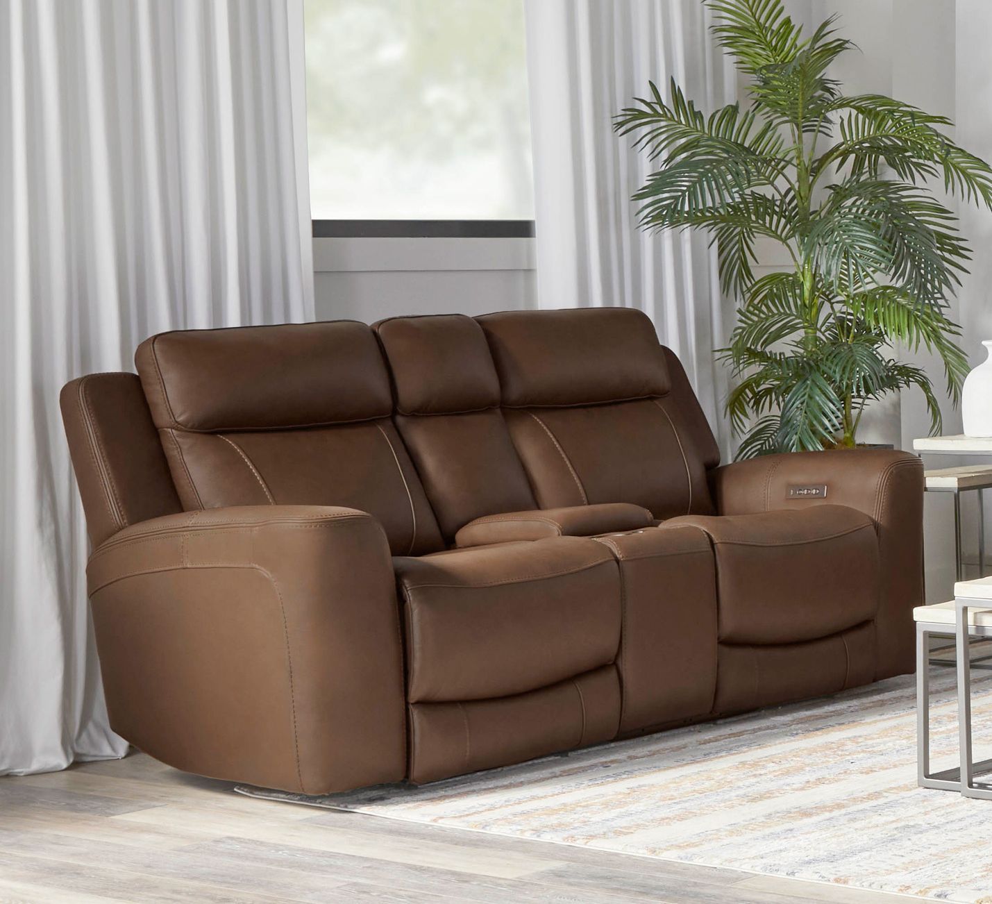 Calgary - Power Reclining Console Loveseat - Urban Living Furniture (Los Angeles, CA)