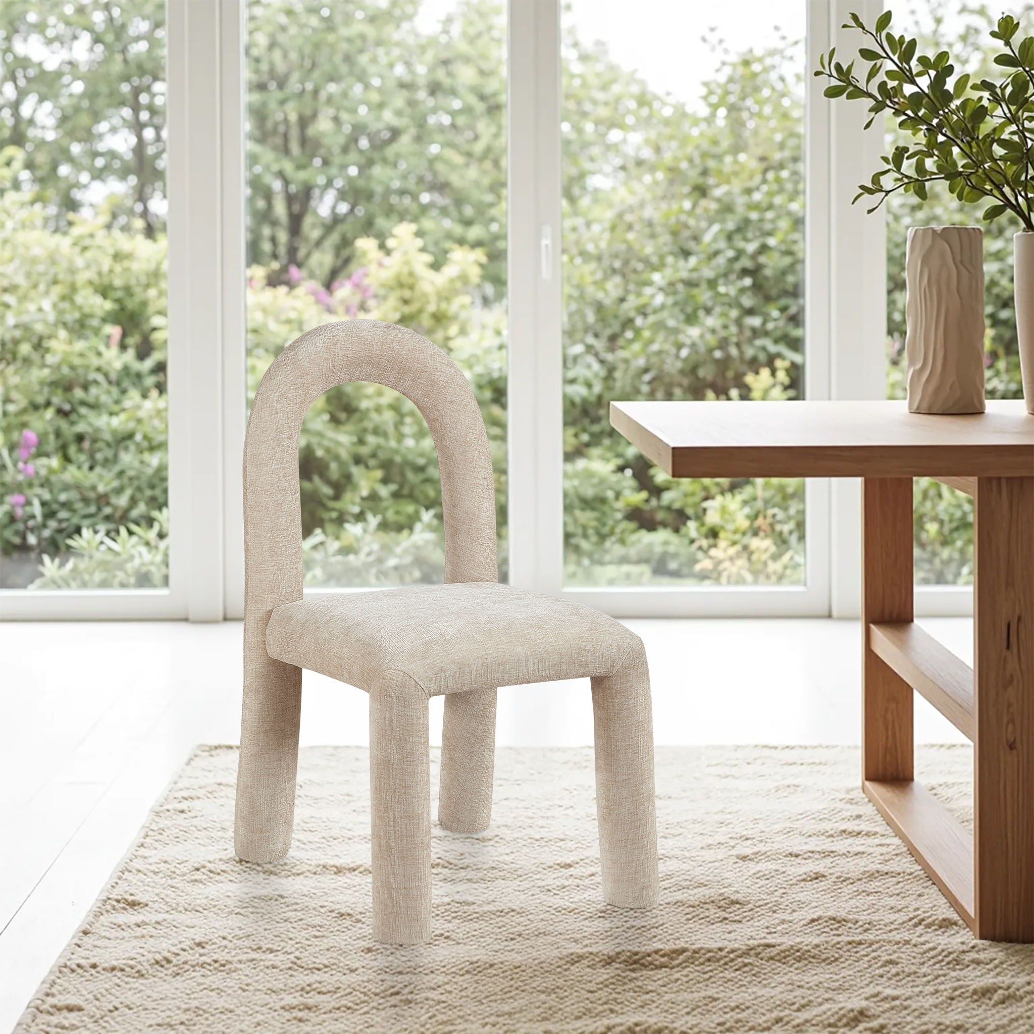 Amari - Chenille Fabric Dining Chair (Set of 2) - Urban Living Furniture (Los Angeles, CA)