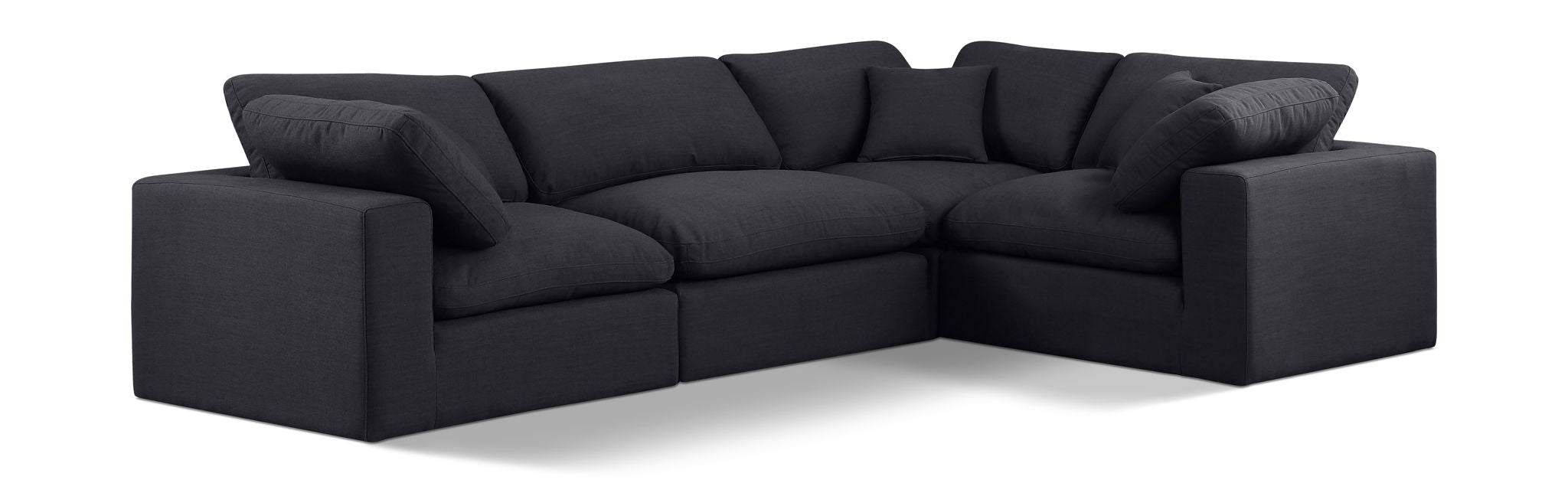 Comfy - 4 Piece Linen Fabric Modular Sectional - Urban Living Furniture (Los Angeles, CA)