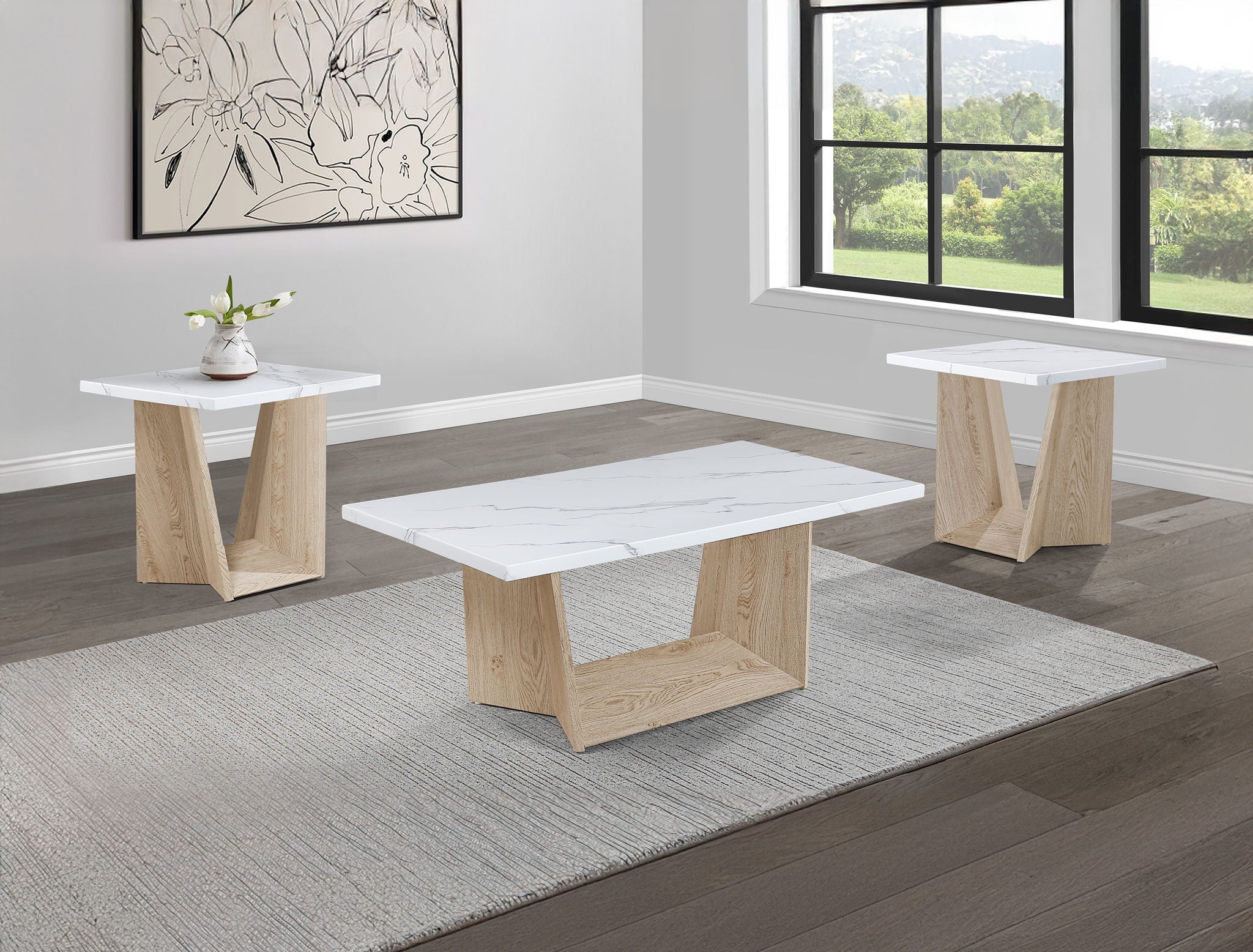 Adea - 3 Piece Cocktail Set - Urban Living Furniture (Los Angeles, CA)