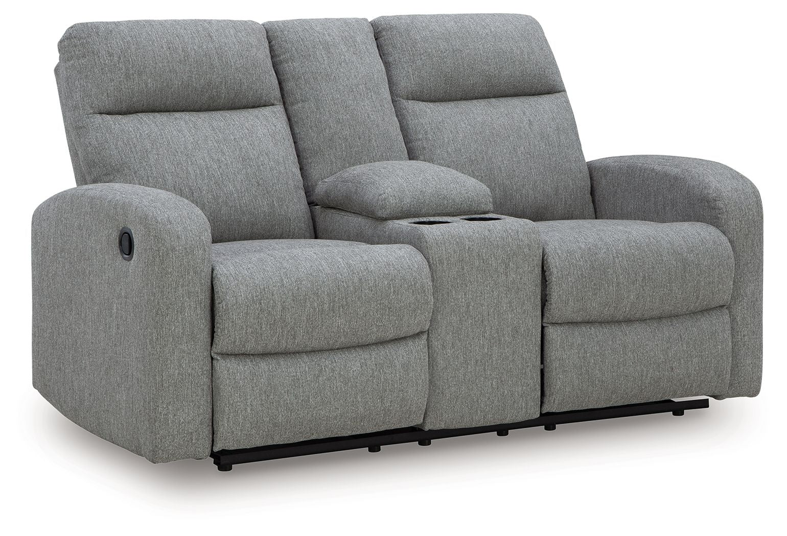 Gauntlet - Sterling - Double Recline Loveseat With Console - Urban Living Furniture (Los Angeles, CA)
