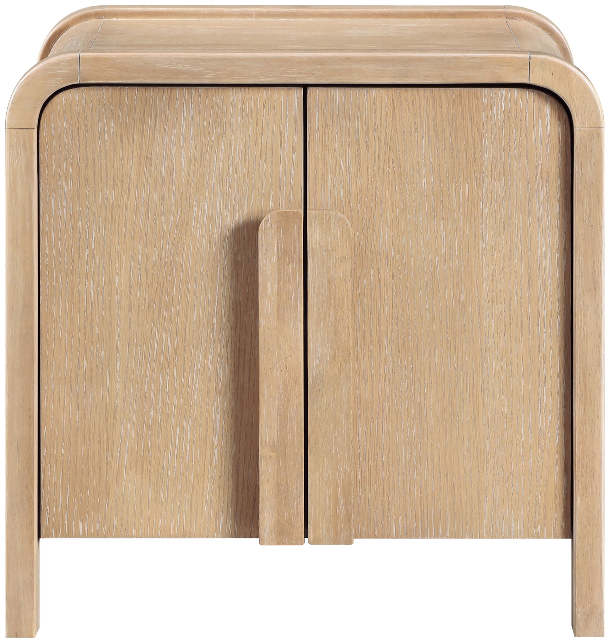 Harmony - Oak Veneer And Solid Wood Night Stand - Urban Living Furniture (Los Angeles, CA)