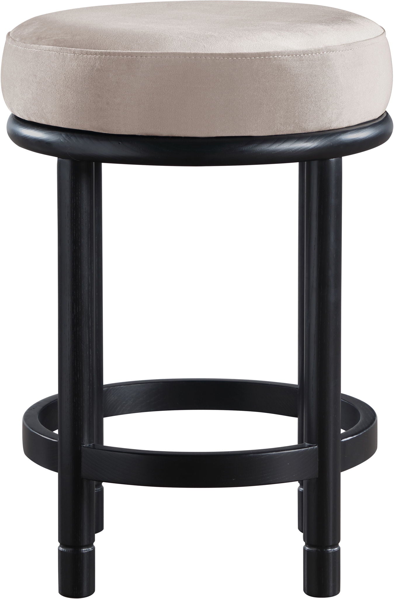 Monette - Counter Stool With Black Base