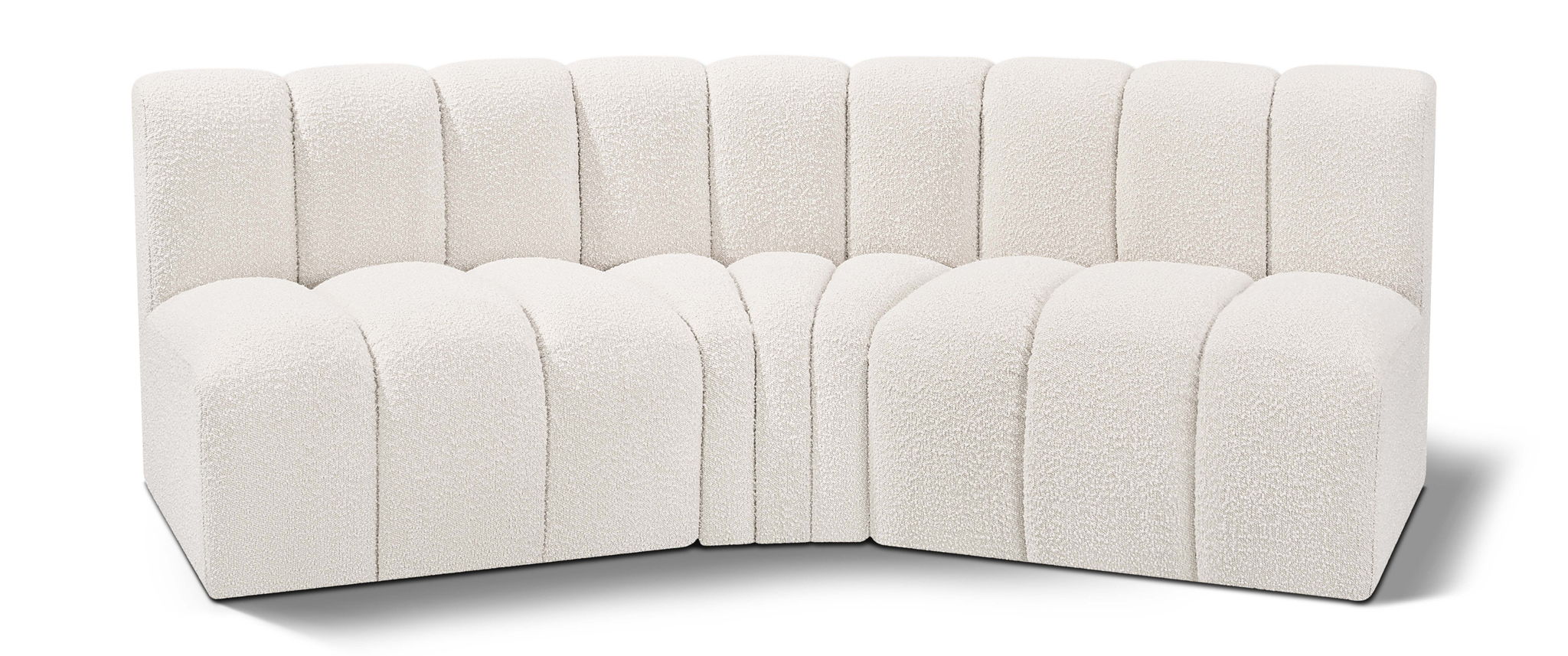 Arc - Boucle Fabric 3 Piece Modular Corner Sofa - Urban Living Furniture (Los Angeles, CA)