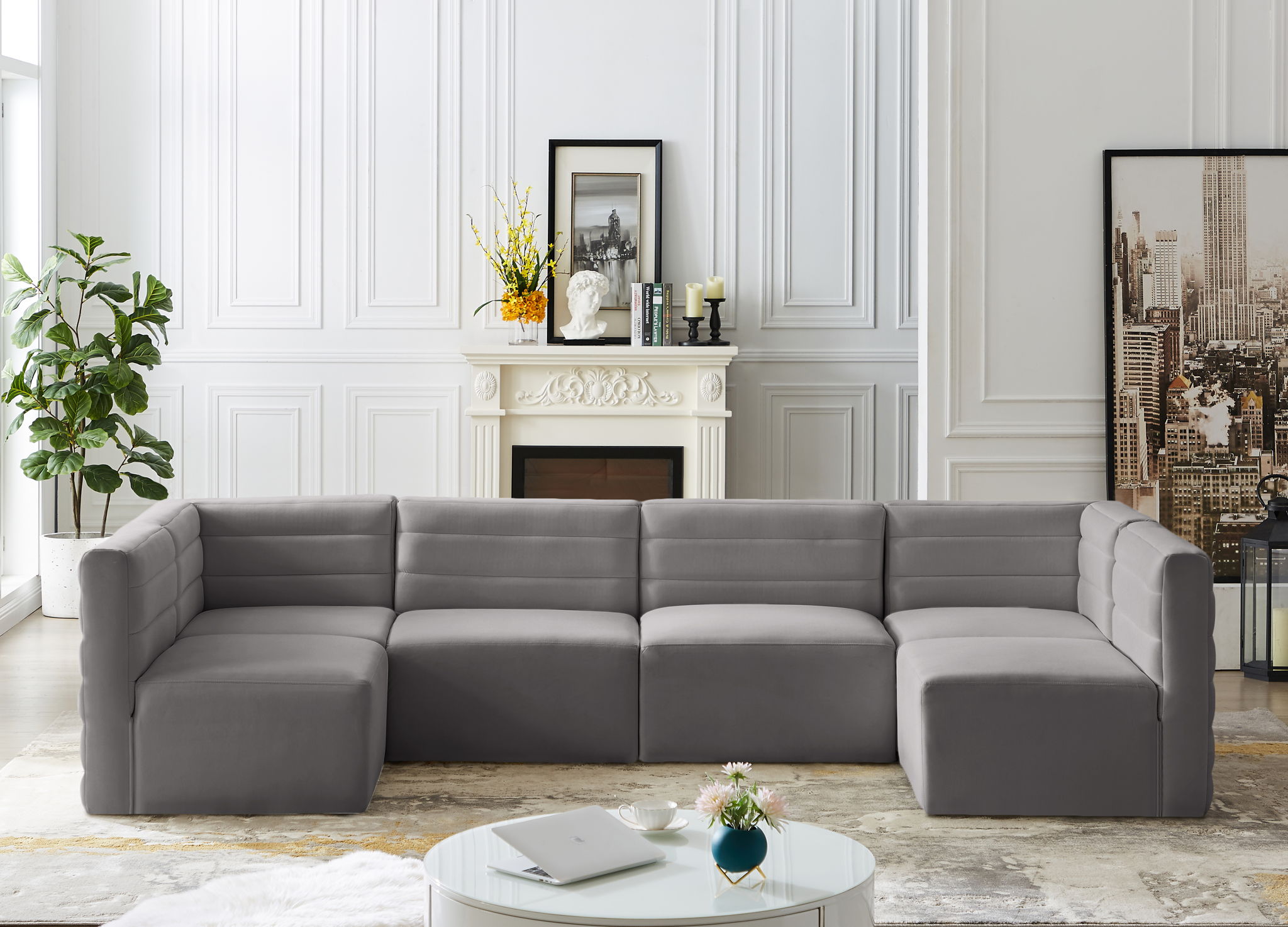 Quincy - 6 Piece Modular Sectional - Urban Living Furniture (Los Angeles, CA)