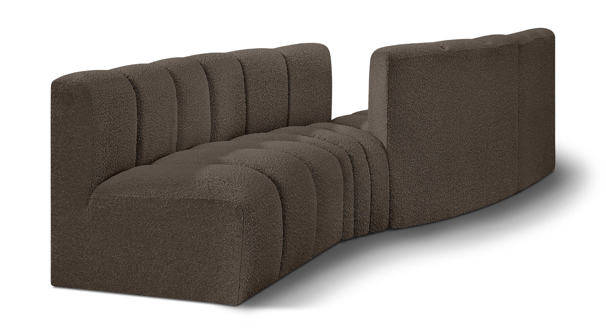 Arc - Boucle Fabric 4 Piece Sofa - Urban Living Furniture (Los Angeles, CA)