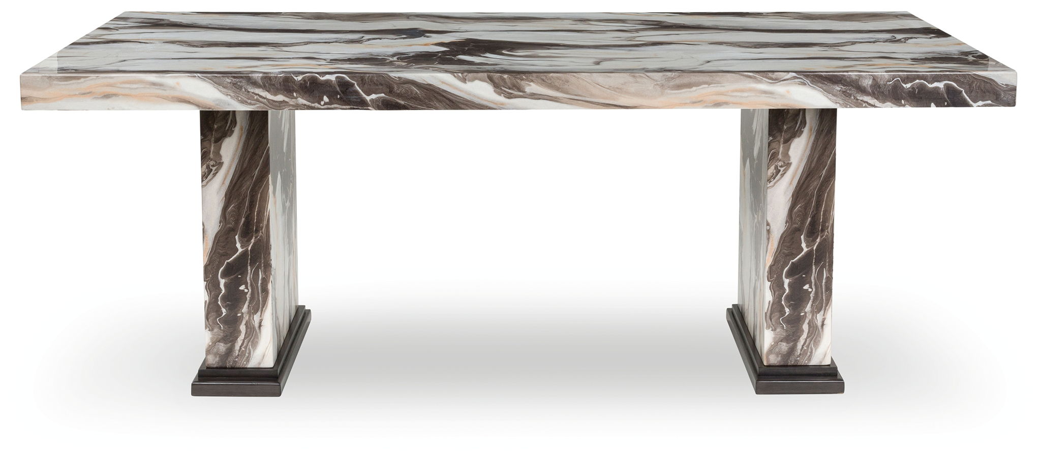 Jeshina - Dark Brown / Beige - Dining Table - Urban Living Furniture (Los Angeles, CA)