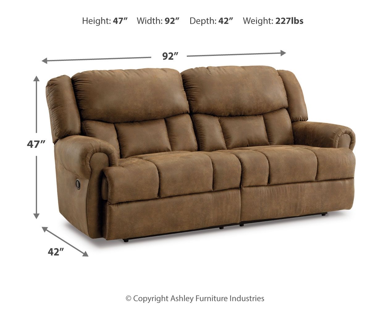 Boothbay - 2 Seat Reclining Sofa - Urban Living Furniture (Los Angeles, CA)