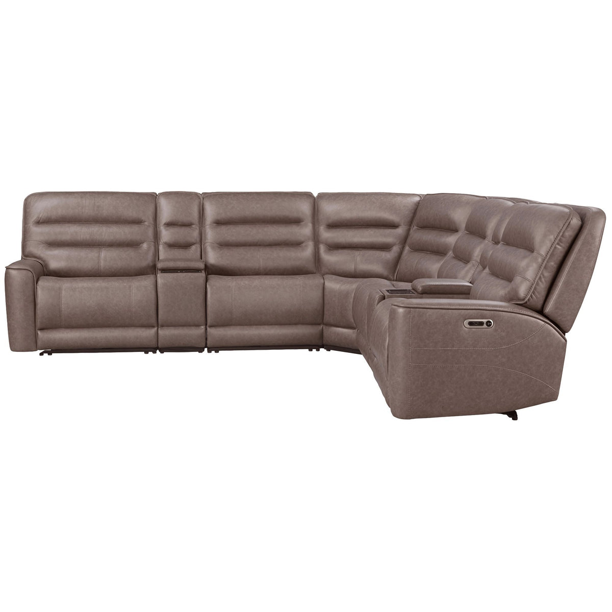 Lawson - Power Reclining Sectional With Adjustable Headrests