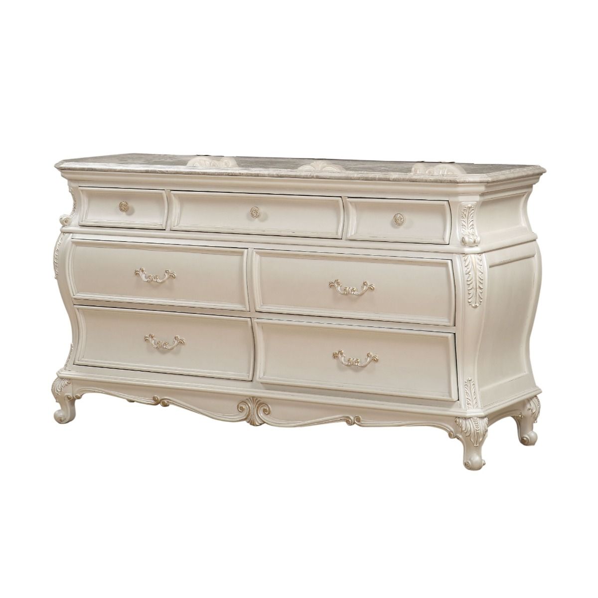 Chantelle - Dresser - Pearl White Finish - Urban Living Furniture (Los Angeles, CA)