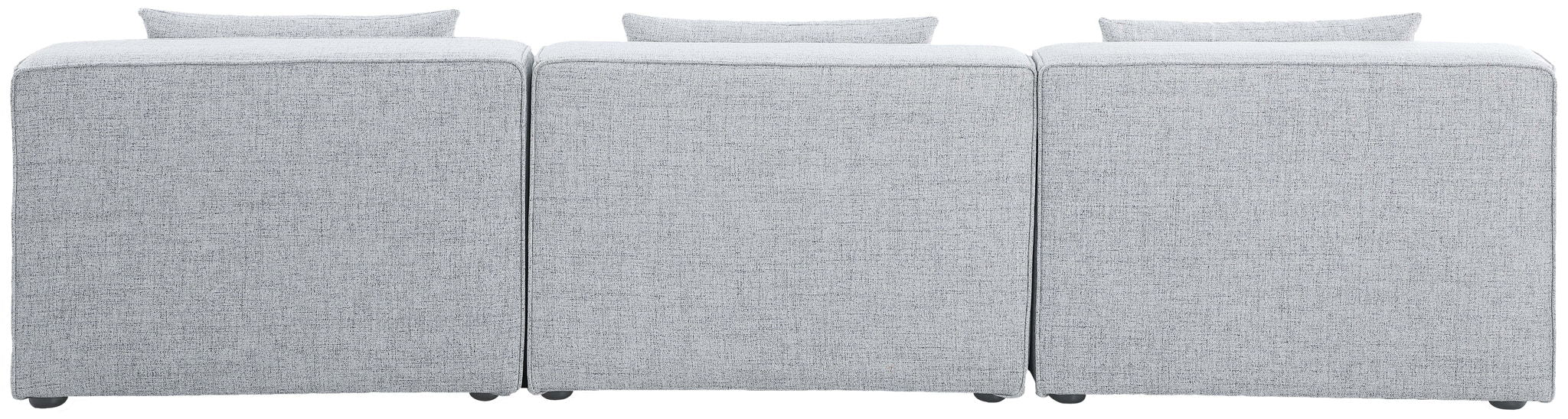 Cube - Linen Modular 3 Seat Armless Sofa - Urban Living Furniture (Los Angeles, CA)