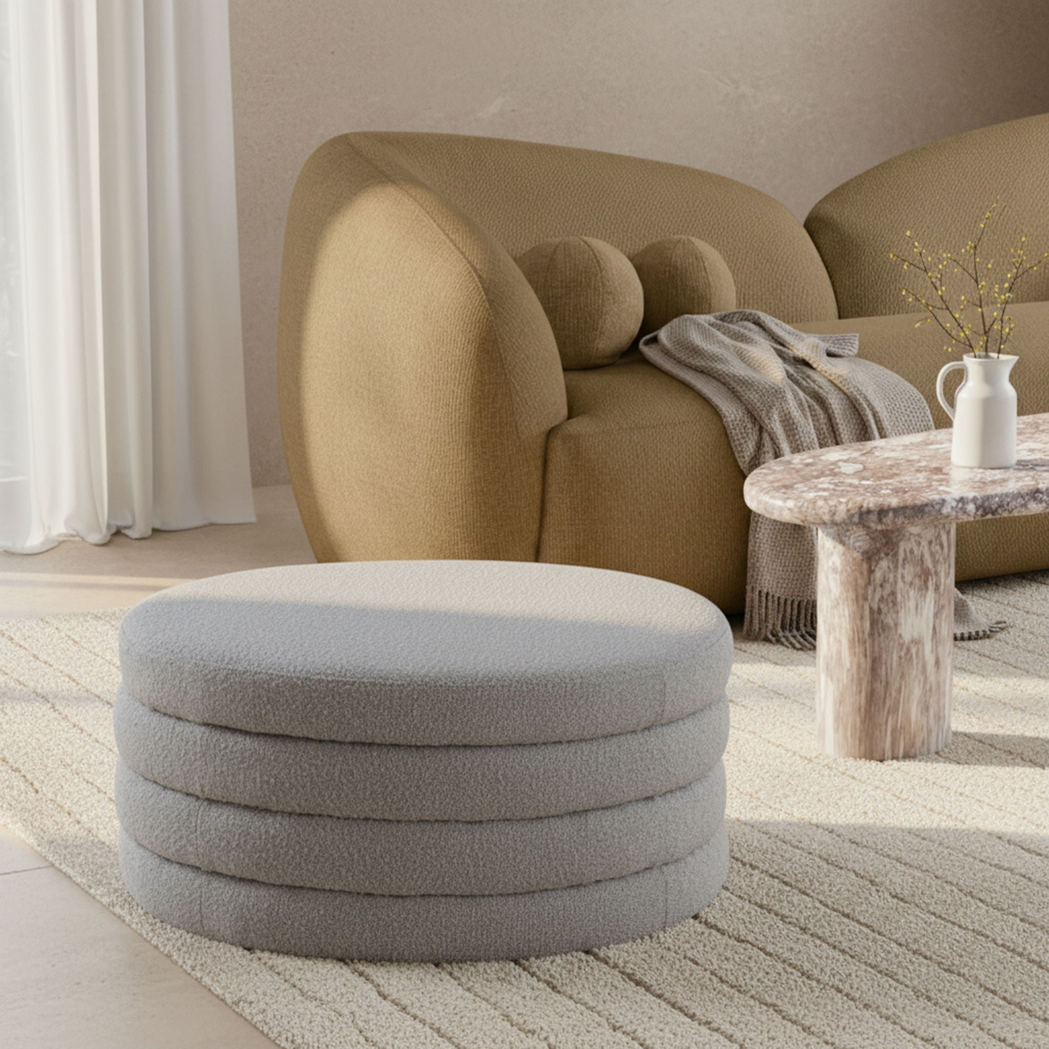 Aphia - Ottoman, Coffee Table - Urban Living Furniture (Los Angeles, CA)