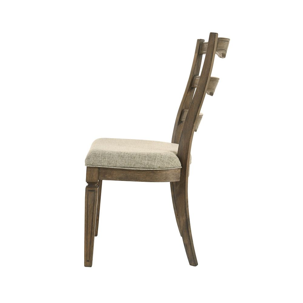 Parfield - Side Chair (Set of 2) - Fabric & Weathered Oak - Urban Living Furniture (Los Angeles, CA)