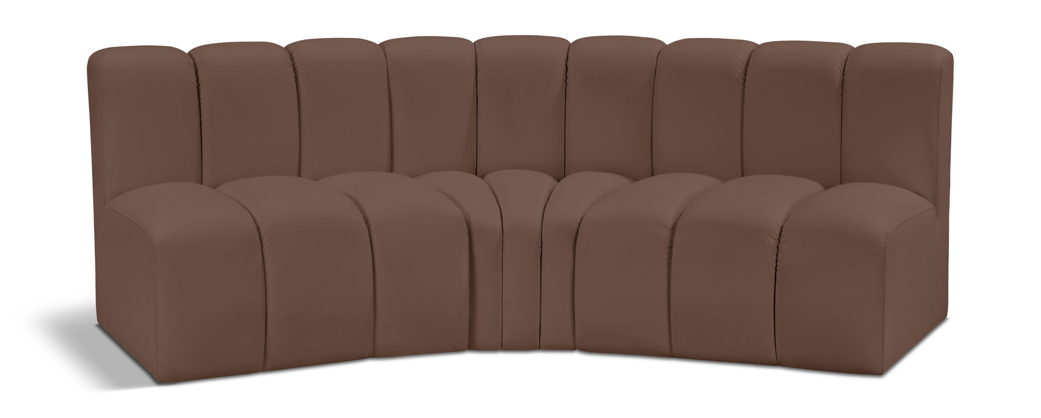 Arc - Faux Leather 3 Piece Modular Corner Sofa - Urban Living Furniture (Los Angeles, CA)
